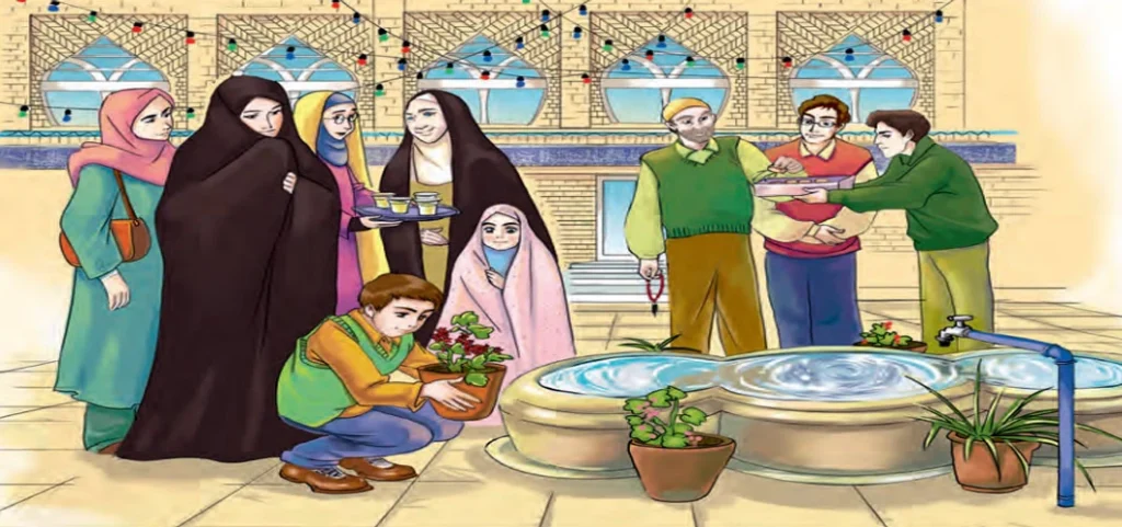جواب سوالات‌ درس دوم فارسی دوم ابتدایی