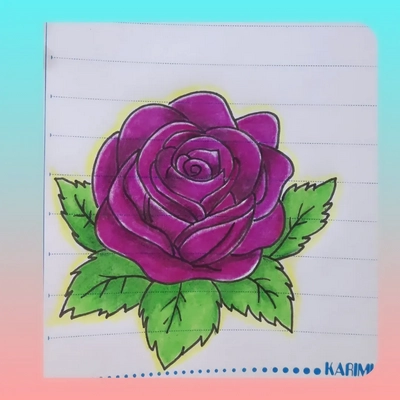 ۲۰۰ ایده تزیین دفتر مشق و املا با مداد رنگی در طرح های جدید ۱۴۰۴ نقاشی روی جلد دفتر مشق