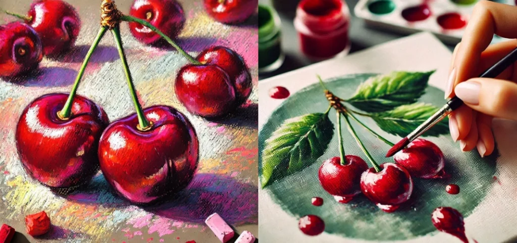 childrens cherry painting cover