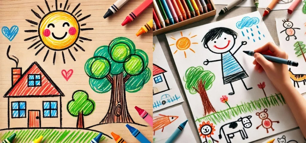 easy childrens drawing cover