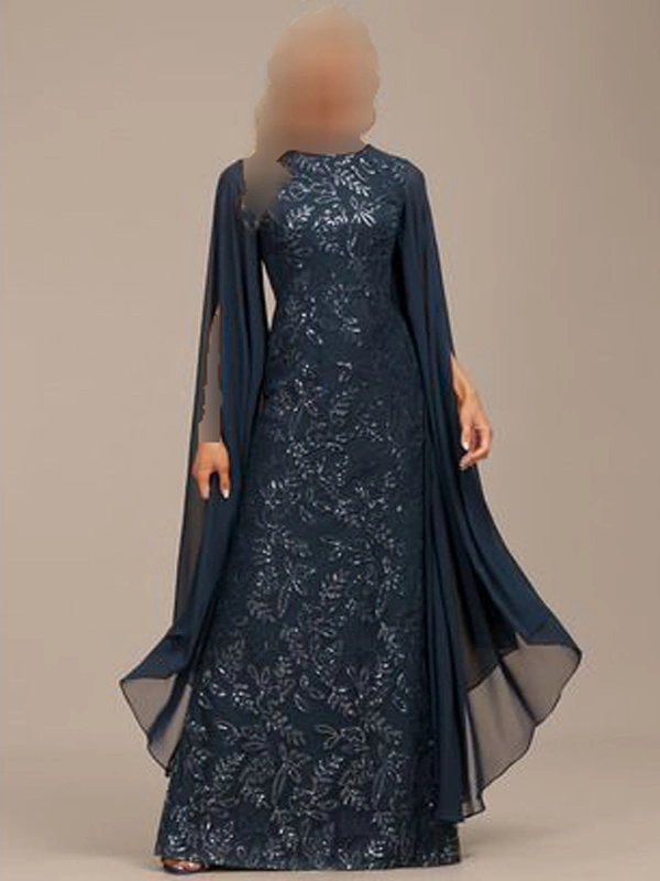 لباس مجلسی پوشیده مناسب پاییز لباس طوسی مجلسی پوشیده