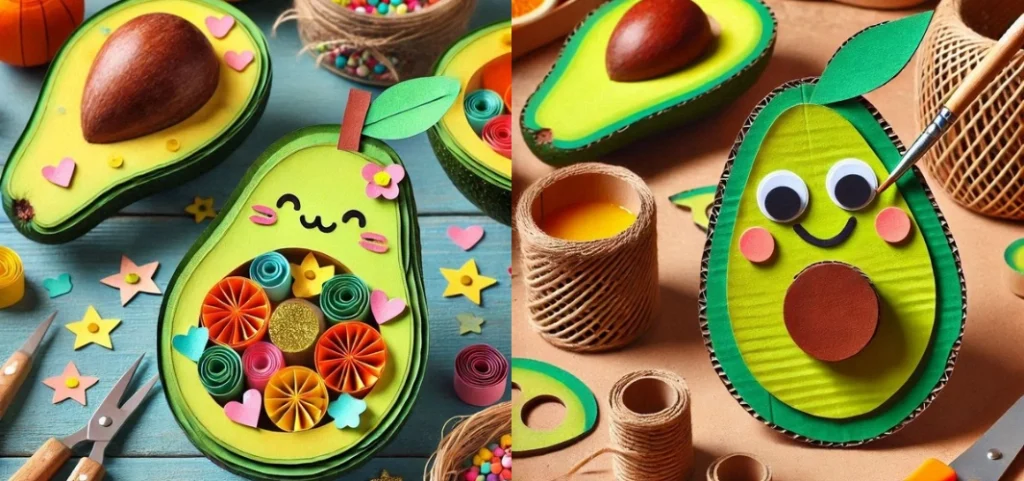 کاردستی آواکادو؛ پروژه‌های ساده و شاد برای کودکان