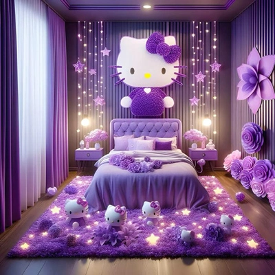 دکوراسیون اتاق خواب دخترانه لاکچری دکوراسیون اتاق خواب دخترانه