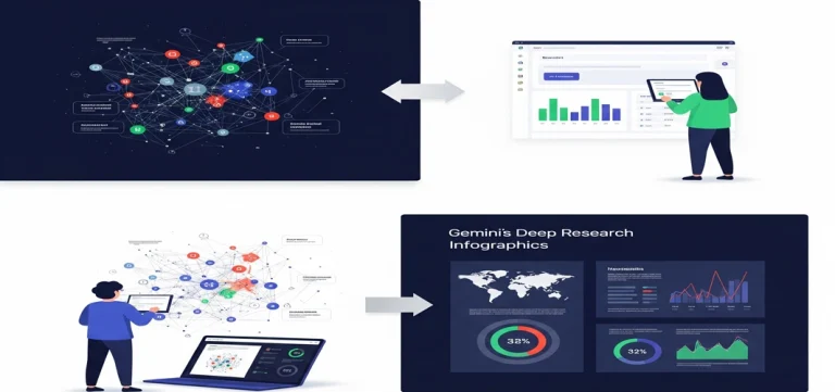 آموزش کامل ساخت اینفوگرافیک با قابلیت Deep Research در Gemini