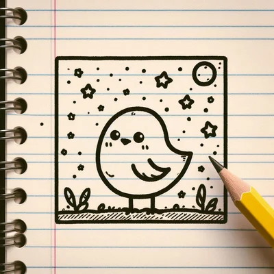 ایده های دفتر نقاشی نقاشی جوجه