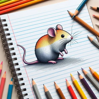 ایده های دفتر نقاشی نقاشی موشش