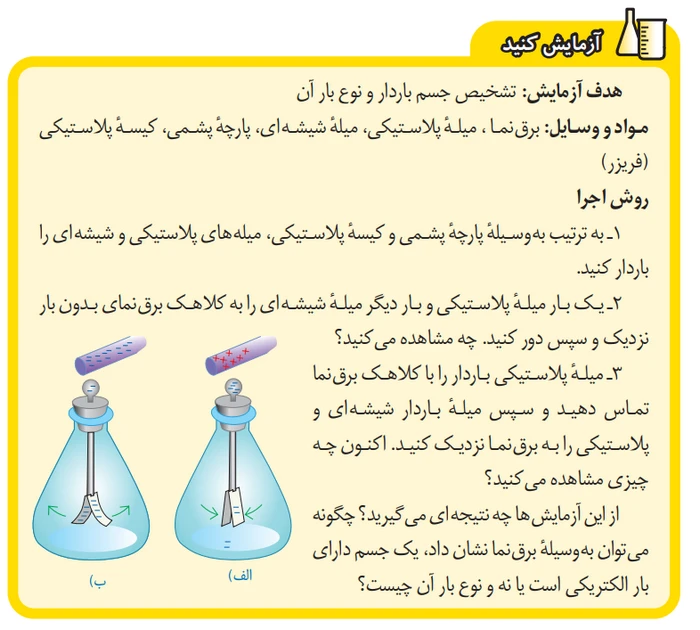 آزمایش کنید صفحه ۷۹ علوم هشتم با جواب

