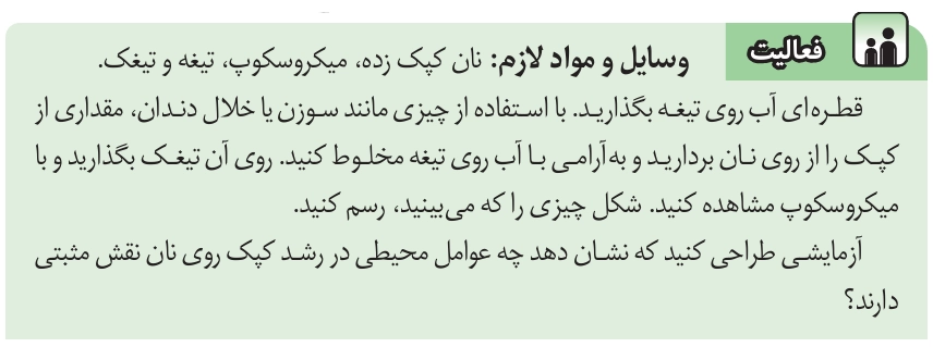 جواب فعالیت صفحه ۶۷ علوم هشتم‌