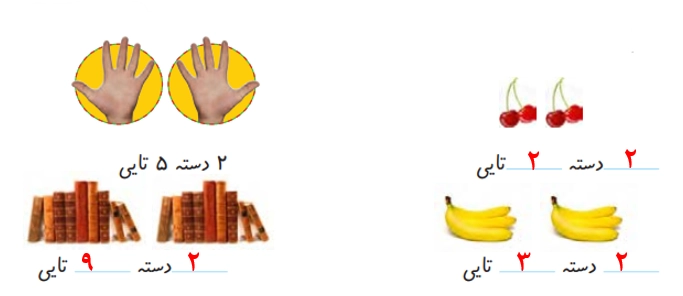 جواب کامل کن صفحه ۱۲۲ ریاضی دوم