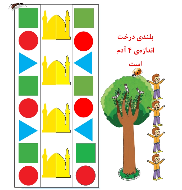 جواب درس پانزدهم ریاضی اول ابتدایی جواب الگویابی کن صفحه ۱۰۴ ریاضی اول