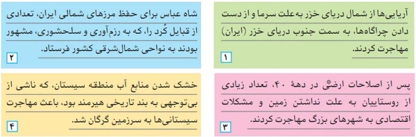 جواب درس هفتم جغرافیا دهم جواب فعالیت ۸ صفحه ۷۵ جغرافیا دهم